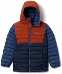 img 4 attached to Columbia Powder Hooded Winter Repellent Boys' Clothing in Jackets & Coats