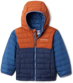 img 1 attached to Columbia Powder Hooded Winter Repellent Boys' Clothing in Jackets & Coats