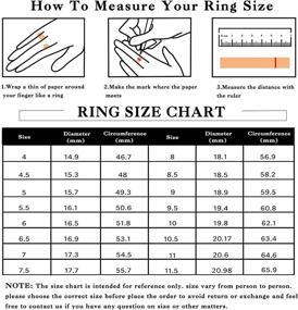 img 1 attached to Moissanite Brilliant Solitare Engagement Sterling