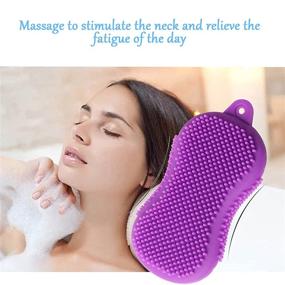 img 2 attached to Agirlvct Upgrade Silicone Scrubber Massaging