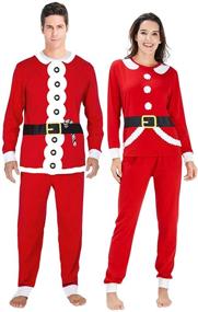 img 3 attached to 🎄 Uideazone Festive Matching Christmas Costumes Loungewear