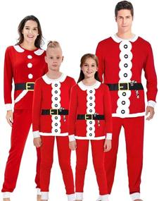 img 4 attached to 🎄 Uideazone Festive Matching Christmas Costumes Loungewear