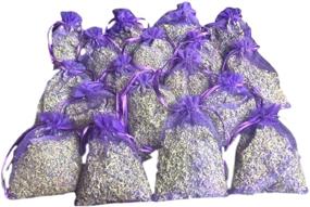 img 3 attached to Lavender Sachets for Home Fragrance and Clothes Closets | 18 Pack Armour Shell Dried Lavendar Flower Sachet Bags | Natural Moth Repellent to Protect & Defend Clothing with Long-Lasting Fresh Scents