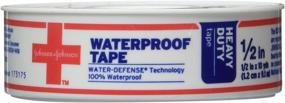 img 2 attached to Johnson and Johnson Red Cross Waterproof First Aid Tape - 1/2 Inch X 10 Yards (Pack of 3) - Trustworthy and Reliable Waterproof Tape for First Aid Needs