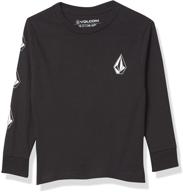 little boys' clothing: volcom deadly stone sleeve logo