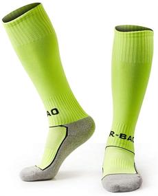 img 3 attached to High-Quality 5 Pairs Kids Soccer Socks - Long Knee Athletic Football Socks (4-13 Years) in Trendy Color Mess