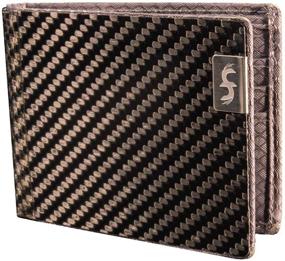 img 3 attached to 🔒 Rugged Protection with Common Fibers Carbon Bifold Wallet