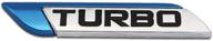 🏎️ dsycar turbo car emblem 3d metal | auto turbocharged drive display | waterproof & never fade | blue | 3m self adhesive logo