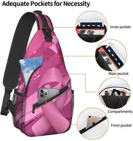 img 1 attached to Crossbody Shoulder Breast Accessories Daypacks