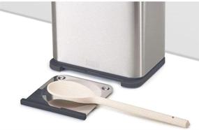 img 2 attached to 🍴 Stainless-Steel Joseph Joseph Surface Kitchen Tool and Knife Holder Featuring Convenient Spoon Rest