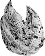 etwoa's crossword puzzle infinity scarf: a stylish and puzzle-lover's dream! logo