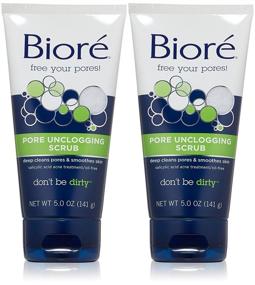 img 1 attached to Biore Pore Unclogging Facial Scrub