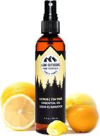 👟 спрей для обуви lumi outdoors ′natural shoe deodorizer′ и средство для устранения запаха: цитрусовая эфирная масло чайного дерева, уничтожитель запаха логотип