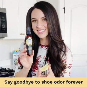 img 1 attached to 👟 Спрей для обуви Lumi Outdoors ′Natural Shoe Deodorizer′ и средство для устранения запаха: Цитрусовая эфирная масло чайного дерева, уничтожитель запаха