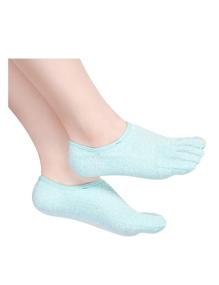 img 4 attached to 🧦 Donfre Gel увлажняющие носки: идеальное средство для ухода за сухой и треснувшей кожей ног - уход во время сна, дневной и ночной уход для женщин и мужчин (зеленый)