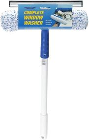 img 1 attached to Ettore Complete Window Cleaner: 2-in-1 Combo 🪟 Tool with Squeegee & Washer - 16' Pole Included