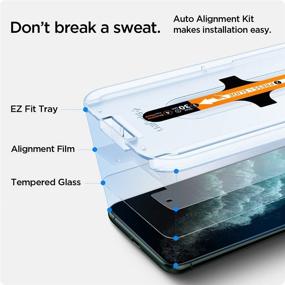 img 2 attached to 📱 Защитное стекло Spigen Tempered Glass [Glas.tR EZ Fit] для iPhone 11 Pro Max/Xs Max [6,5 дюймов] [Case Friendly] - 2 штуки