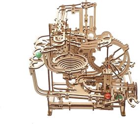 img 3 attached to Unleash Creativity with UGEARS Wooden Marble Run Kit - A Perfect DIY Adventure