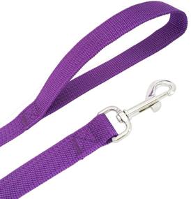 img 1 attached to 🐾 SALO Durable Nylon Training Dog Leash: 1 Inch Wide, Long Leash for Obedience Training, Camping, or Backyard - Suitable for Small, Medium, and Large Dogs