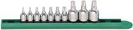 🔧 professional-grade gearwrench 10 pc. 1/4" & 3/8" stubby torx bit driver socket set - 81196 logo