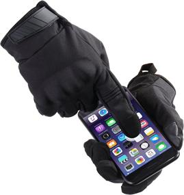 img 1 attached to 🧤 Wtactful Windproof Touchscreen Winter Gloves: Ideal Gear for Cycling, Motorcycle Riding, and Hunting