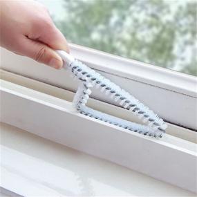 img 2 attached to 🧹 2-Pack Window Cleaning Brushes for Sliding Door Tracks and Window Cleaner