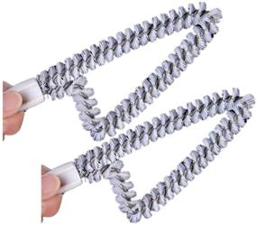 img 4 attached to 🧹 2-Pack Window Cleaning Brushes for Sliding Door Tracks and Window Cleaner