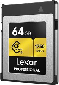 img 1 attached to 💾 Lexar Professional 64GB CFexpress Type B Memory Card, High-Speed 1750MB/s Read, RAW 4K Video Recording, PCIe 3.0 & NVMe Compatible (LCFX10-64GCRBNA)