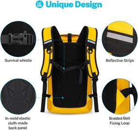 img 1 attached to 🎒 Gonex 35L Waterproof Backpack: Keep Your Gear Dry for Kayaking, Boating, Beach - Includes Phone Case