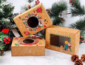 img 3 attached to Обмен окон для рождественского печенья NPLUX (коричневый)