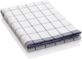 img 4 attached to 🧼 E-Cloth Classic Check Dish Towel: Microfiber Towels, Blue 1 Pack, 300 Wash Guarantee