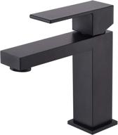 💎 stunning matte black bathroom faucet: superior construction for a modern and sleek look логотип