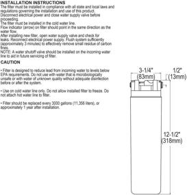 img 1 attached to Улучшите качество воды с Elkay 51300C WaterSentry заменяемыми наполнителями.