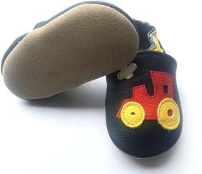img 2 attached to Обувь и мокасины из амурской леопардовой кожи для малышей, которые только начали ходить: надежная и стильная обувь для маленьких исследователей