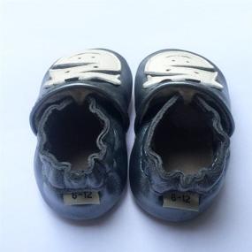 img 1 attached to Обувь и мокасины из амурской леопардовой кожи для малышей, которые только начали ходить: надежная и стильная обувь для маленьких исследователей