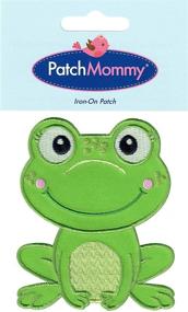 img 1 attached to PatchMommy Iron Patch Girl Frog