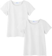 arshiner girls' short sleeve cotton clothing, tops, tees, and blouses logo