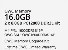 img 3 attached to OWC PC3 12800 1600 МГц SO DIMM OWC1600DDR3S16P translation: ОЗУ PC3 12800 с частотой 1600 МГц SO DIMM OWC1600DDR3S16P