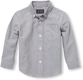 img 1 attached to Childrens Place Toddler Uniform Oxford Boys' Clothing