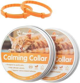 img 4 attached to 🐶 Calming Collar for Cats & Dogs 2 Pack - Natural, Waterproof Collar to Effectively Reduce Anxiety for 60 Days - Adjustable for Small, Medium, Large Cats - Fits Necks Up to 15 Inches