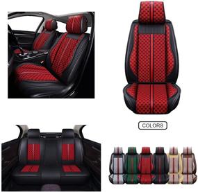 img 4 attached to OASIS AUTO Leather&Amp Interior Accessories and Seat Covers & Accessories