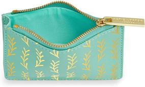 img 2 attached to Katie Loxton Metallic Leather Zippered Women's Handbags & Wallets in Wallets
