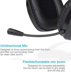 img 2 attached to 🎧 Cyber Acoustics Stereo PC Headset - 3.5mm Connection, Noise Cancelling Microphone with Flexible Boom for PC & Mac - Classroom, Home, or Office (AC-6008)