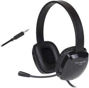 img 4 attached to 🎧 Cyber Acoustics Stereo PC Headset - 3.5mm Connection, Noise Cancelling Microphone with Flexible Boom for PC & Mac - Classroom, Home, or Office (AC-6008)
