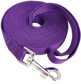 img 4 attached to 🐕 Durable Nylon Training Dog Leash - Long Lead for Small, Medium, and Large Dogs, Ideal for Obedience Recall Training, Camping, or Backyard Activities