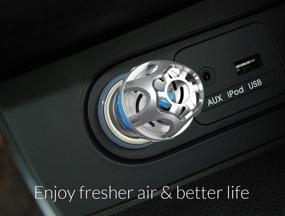 img 1 attached to 🚗 FRiEQ Car Air Purifier: Eliminate Dust, Pollen, Smoke & Odors - Ideal for Auto or RV