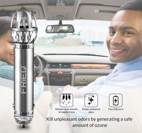 img 2 attached to 🚗 FRiEQ Car Air Purifier: Eliminate Dust, Pollen, Smoke & Odors - Ideal for Auto or RV