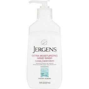 img 1 attached to 🍒 Jergens Extra Moisturizing Hand Wash, Cherry-Almond Pack of 3 - Gentle and Nourishing Formula, 7.50 Oz