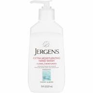 🍒 jergens extra moisturizing hand wash, cherry-almond pack of 3 - gentle and nourishing formula, 7.50 oz logo