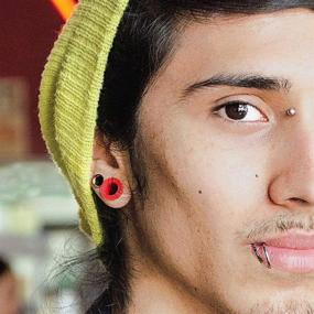 img 2 attached to 👂 BodyJ4You 36PC Big Gauges Kit: Silicone Tunnels, Acrylic Plugs, and Tapers for Ear Stretching from 00G-20mm